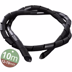 Dettagli tecnici Colore Nero Materiale PE Temperatura (max.) 80 °C Temperatura (min.) -55 °C Ø fascio (max.) 70 mm Ø fascio ( ...