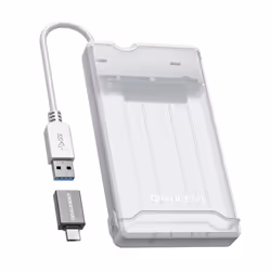 GRAUGEAR G-2503-AC, Box esterno HDD/SSD, 2.5", SATA, 6 Gbit/s, Collegamento del dispositivo USB, Alluminio