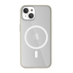 Woodcessories CLEAR CASE MAGSAFE custodia per cellulare 15,5 cm (6.1") Cover Beige, Trasparente