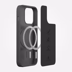 Woodcessories Bio Case MagSafe custodia per cellulare 15,5 cm (6.12") Cover Nero