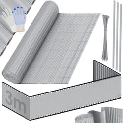 Stuoia per privacy in pvc recinzione per balconi rivestimento frangivento doghe rinforzate resistenti alle intemperie per giardino balcone terrazzo