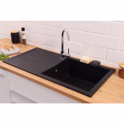 Lavello da incasso Cleveland Mineralite Il lavello da incasso Cleveland Mineralite ti offre un lavello durevole e resistente ...