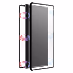 Hama 360° Glass custodia per cellulare 6.8" Cover Nero, Trasparente
