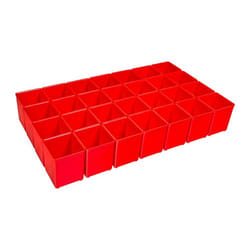 ProClick A3 CT M 74 Set di cassette degli attrezzi Plastica Rosso
