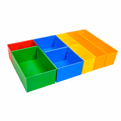 ProClick H3 CT M 74, Set di cassette degli attrezzi, Plastica, Multicolore, Germania, 364 mm, 208 mm