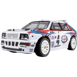 Amewi - Hyper Go Lancia Delta hf Bianco Brushless 1:14 Automodello Elettrica Rally 4WD RtR 2,4 GHz