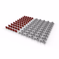 PATCHBOX dvmnt50RD: 50 Stück 50 pz M6 Bolts & nuts