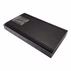 LC-Power LC-M2-C-NVME-2X2-RAID contenitore di unità di archiviazione Box esterno SSD Nero M.2 Alimentazione USB - Vista aggiuntiva 2