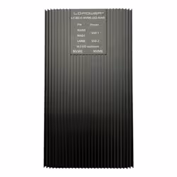 LC-Power LC-M2-C-NVME-2X2-RAID contenitore di unità di archiviazione Box esterno SSD Nero M.2 Alimentazione USB - Vista aggiuntiva 6