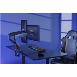LC-Power LC-EQ-A34B-D Supporti a parete per TV 86,4 cm (34") Scrivania Nero - Vista aggiuntiva 7