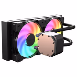 LC-Power LC-CC-240-B-ARGB sistema di raffreddamento per computer Processore Raffreddatore di liquidi tutto in uno 12 cm Nero - Vista aggiuntiva 4