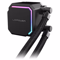 LC-Power LC-CC-240-B-ARGB sistema di raffreddamento per computer Processore Raffreddatore di liquidi tutto in uno 12 cm Nero - Vista aggiuntiva 6