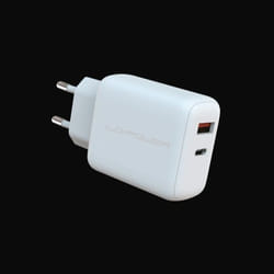 LC-Power LC-GAN-45 Caricabatterie per dispositivi mobili Universale Bianco AC Ricarica rapida Interno