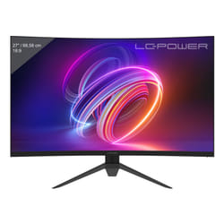 LC-Power LC-M27FC-V1, 27" Curved, 180 Monitor PC 68,6 cm (27") 1920 x 1080 Pixel Full HD LCD Nero, Rosso