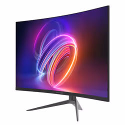 LC-Power LC-M27FC-V1, 27" Curved, 180 Monitor PC 68,6 cm (27") 1920 x 1080 Pixel Full HD LCD Nero, Rosso - Vista aggiuntiva 4
