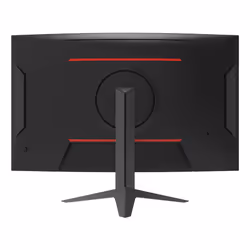 LC-Power LC-M27FC-V1, 27" Curved, 180 Monitor PC 68,6 cm (27") 1920 x 1080 Pixel Full HD LCD Nero, Rosso - Vista aggiuntiva 5