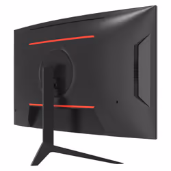 LC-Power LC-M27FC-V1, 27" Curved, 180 Monitor PC 68,6 cm (27") 1920 x 1080 Pixel Full HD LCD Nero, Rosso - Vista aggiuntiva 7