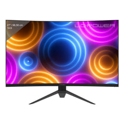 LC-Power LC-M27QC Monitor 27 pollici QHD VA 180 Hz 2,7 ms curvo Nero, Rosso