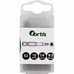 Fortis 4317784728898, 10 pz, Esagono, 1/4", 50 mm