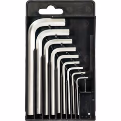 Fortis 4317784729949, 9 pz, 1.5,2,2.5,3,4,5,6,8,10 mm, Cromo