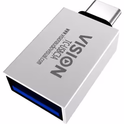 Vision TC-USBC3A adattatore per inversione del genere dei cavi USB-A USB-C Bianco - Vista aggiuntiva 2