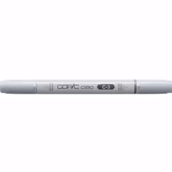 Copic Ciao, 1 pz, Grigio ghiaccio, Punta di cesello/pennello, Rotondo, Inchiostro a base acrilica, Adult/Child
