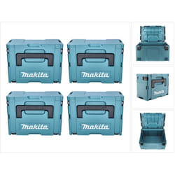 Makpac Gr. 3 Valigetta in plastica 395 x 295 x 215 mm - 4 pz. (4x 821551-8) - Makita