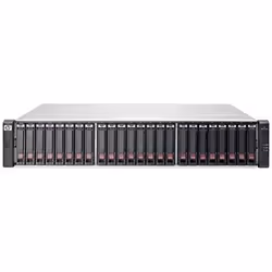 HPE MSA 1040, Serial Attached SCSI (SAS), 2.5", 26 kg, Armadio (2U), Nero, Acciaio inox