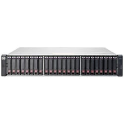 HPE MSA 1040 array di dischi Armadio (2U) Nero, Acciaio inox