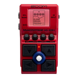 Zoom MS-60B+ pedale per effetto Pedale d'espressione Rosso