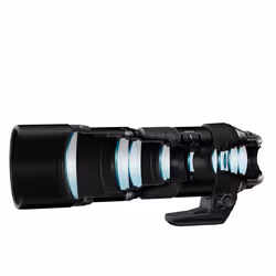 Olympus M.ZUIKO DIGITAL ED 300mm 1:4.0 IS PRO MILC Nero - Vista aggiuntiva 5