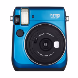 Fujifilm instax mini 70, 62 x 46 mm, Blu, 86 x 54 mm, 2/2, 0.6 - 3 m, Auto