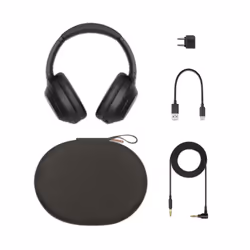 Sony WH-1000XM4 - Cuffie Bluetooth Wireless con HD Noise Cancelling Evoluto, Microfono per Phone-Call, Alexa Built-in, Google Assistant e Siri e Batteria Fino a 30 ore (Nero, 2020) - Vista aggiuntiva 6