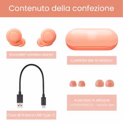Sony Auricolari WF-C500 True Wireless - Fino a 20 ore di durata della batteria con custodia di ricarica - Compatibile con l'Assistente Vocale - Microfono integrato per le telefonate - Connessione Bluetooth affidabile - Arancione - Vista aggiuntiva 8