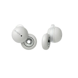 Sony Cuffie LinkBuds True Wireless - Connessione Bluetooth® multipoint* - Batteria fino a 17,5h - Ottimizzate per Alexa e Google Assistant - Microfono integrato per le chiamate - Bianco
