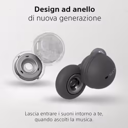 Sony Cuffie LinkBuds True Wireless - Connessione Bluetooth® multipoint* - Batteria fino a 17,5h - Ottimizzate per Alexa e Google Assistant - Microfono integrato per le chiamate - Bianco