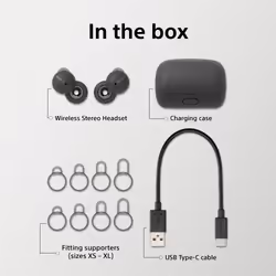 Sony Cuffie LinkBuds True Wireless - Connessione Bluetooth® multipoint* - Batteria fino a 17,5h - Ottimizzate per Alexa e Google Assistant - Microfono integrato per le chiamate - Bianco - Vista aggiuntiva 7