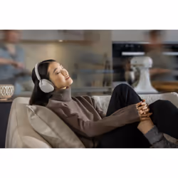 Sony WH-1000XM5 Cuffie Wireless con Noise Cancelling - Batteria fino a 30 ore - Around-ear - Con Alexa e Google Assistant - Con microfono integrato per telefonate - Argento - Vista aggiuntiva 4