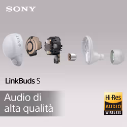 Sony LinkbBuds S - Auricolari True Wireless con Noise Cancelling - Fino a 20 ore di batteria con custodia - Compatibili con Alexa e Google Assistant - Microfono integrato per telefonate - Connessione Bluetooth Affidabile - Bianco - Vista aggiuntiva 5