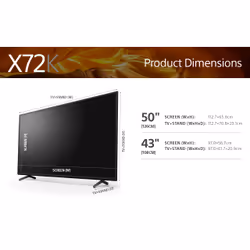 Sony BRAVIA X72K – 50” TV - KD-50X72K: 4K UHD LED - Smart TV - Android TV - Modello 2022