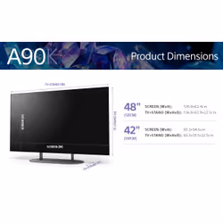 Sony XR-48A90K – 48" - BRAVIA XR™ - OLED – 4K Ultra HD – High Dynamic Range (HDR) – Smart TV (Google TV) - Modello 2022 - Vista aggiuntiva 6