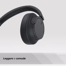 Sony WH-CH720N Cuffie Bluetooth wireless con cancellazione del rumore - Durata della batteria fino a 35 ore e ricarica rapida - Nero - Vista aggiuntiva 5