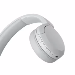 Sony Cuffie Bluetooth wireless WH-CH520 - Durata della batteria fino a 50 ore con ricarica rapida, stile on-ear - Bianco - Vista aggiuntiva 5
