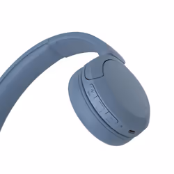 Sony Cuffie Bluetooth wireless WH-CH520 - Durata della batteria fino a 50 ore con ricarica rapida, stile on-ear - Blu - Vista aggiuntiva 5