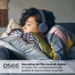 Sony Cuffie Bluetooth wireless WH-CH520 - Durata della batteria fino a 50 ore con ricarica rapida, stile on-ear - Blu - Vista aggiuntiva 8
