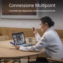 Sony WF-1000XM5 Cuffie Wireless con Noise Cancelling- Durata della batteria fino a 24 ore - Nero - Vista aggiuntiva 6