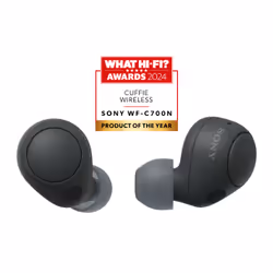 Sony WF-C700N Cuffie con cancellazione del rumore True Wireless - Comfort e stabilità per tutto il giorno - Durata della batteria fino a 15 ore con custodia di ricarica - Nero