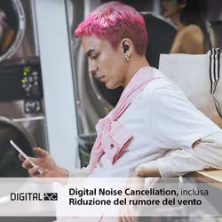 Sony WF-C700N Cuffie con cancellazione del rumore True Wireless - Comfort e stabilità per tutto il giorno - Durata della batteria fino a 15 ore con custodia di ricarica - Nero - Vista aggiuntiva 6