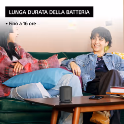 Sony SRS-XB100 - Speaker Wireless Bluetooth, portatile, leggero, compatto, da esterno, da viaggio, resistente IP67 impermeabile e antipolvere, batteria da 16 ore, cinturino versatile, chiamate in vivavoce - Nero - Vista aggiuntiva 5