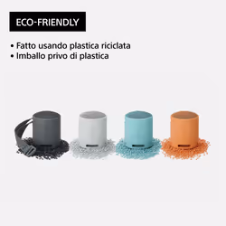 Sony SRS-XB100 - Speaker Wireless Bluetooth, portatile, leggero, compatto, da esterno, da viaggio, resistente IP67 impermeabile e antipolvere, batteria da 16 ore, cinturino versatile, chiamate in vivavoce - Nero - Vista aggiuntiva 7